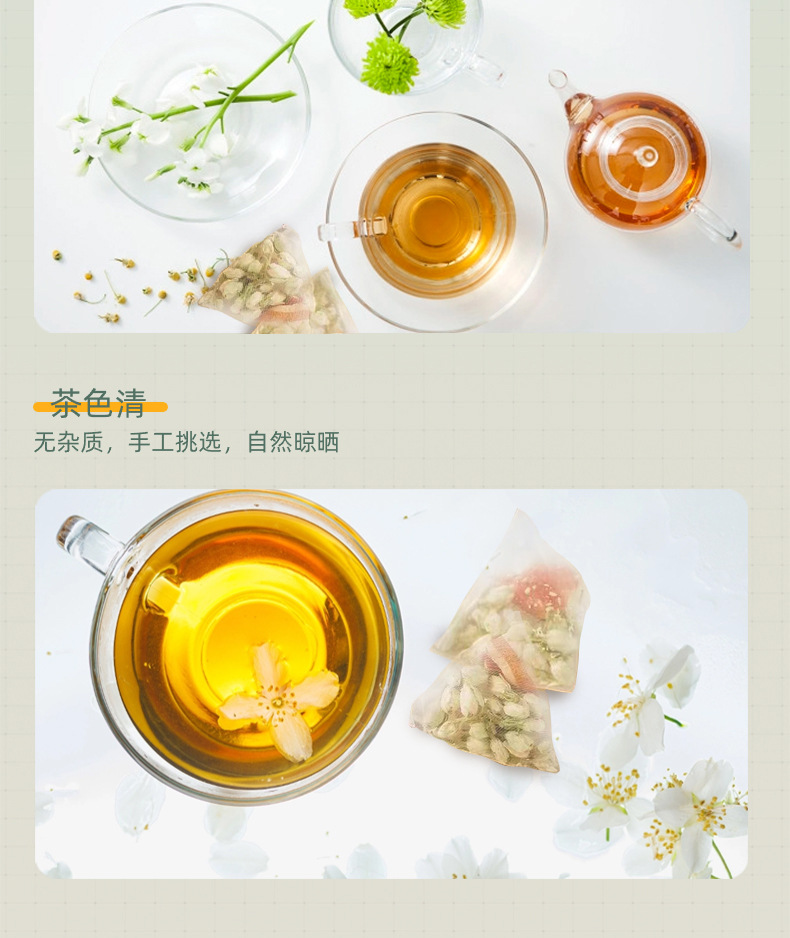 Grapefruit Jasmine Wellness Tea 5g x 20 Bags Hot Brew Summer Fruit Tea preparation