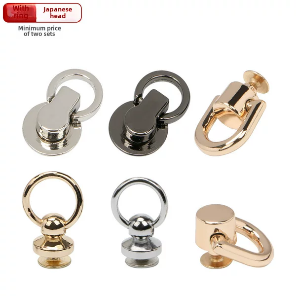 Bag Accessories Monk Head with Ring with Ring Business Bag Screw Accessories Transformation Tools Buckle Accessories Removable