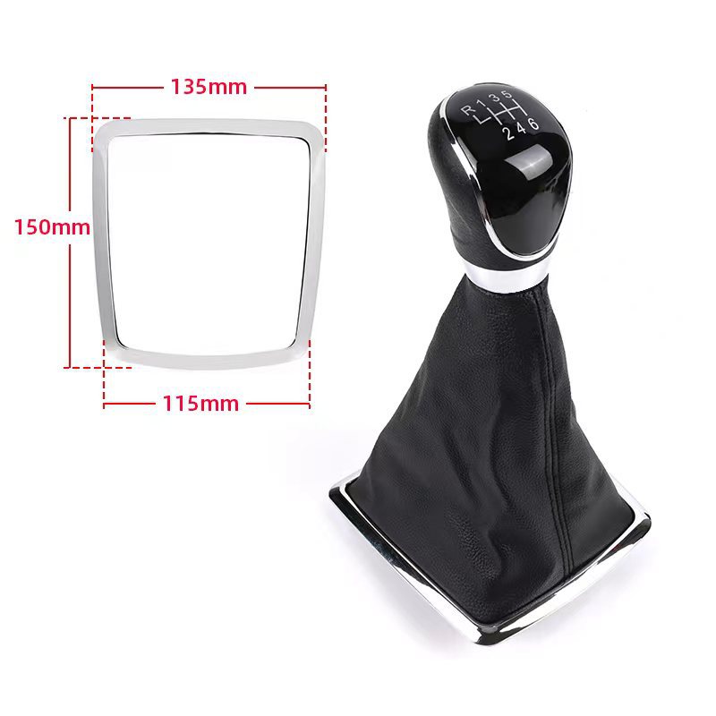 Suitable for Ford Focus large frame black gear head 5/6 gear manual shift lever shift dust cover