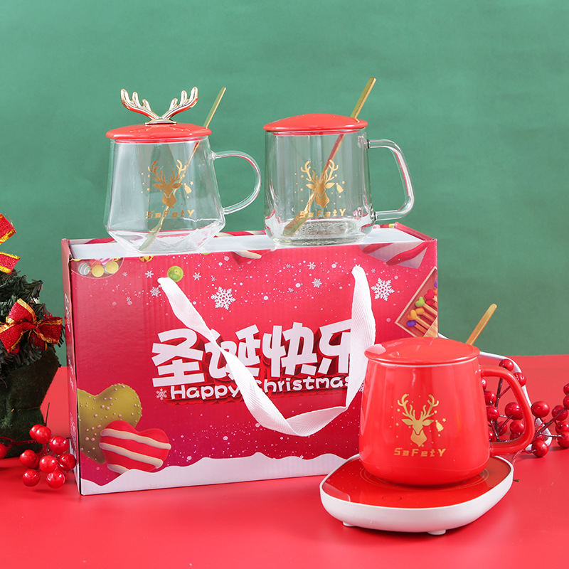 圣诞节恒温杯圣诞节暖暖杯圣诞节礼物圣诞恒温暖暖杯礼盒礼品套装|ru