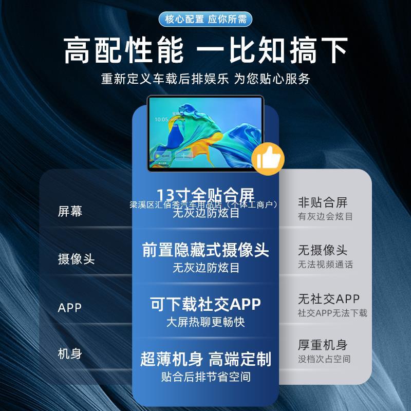 适用新款宝马后排娱乐系统5系7系X5X7专用车载电视2024款iX显示屏
