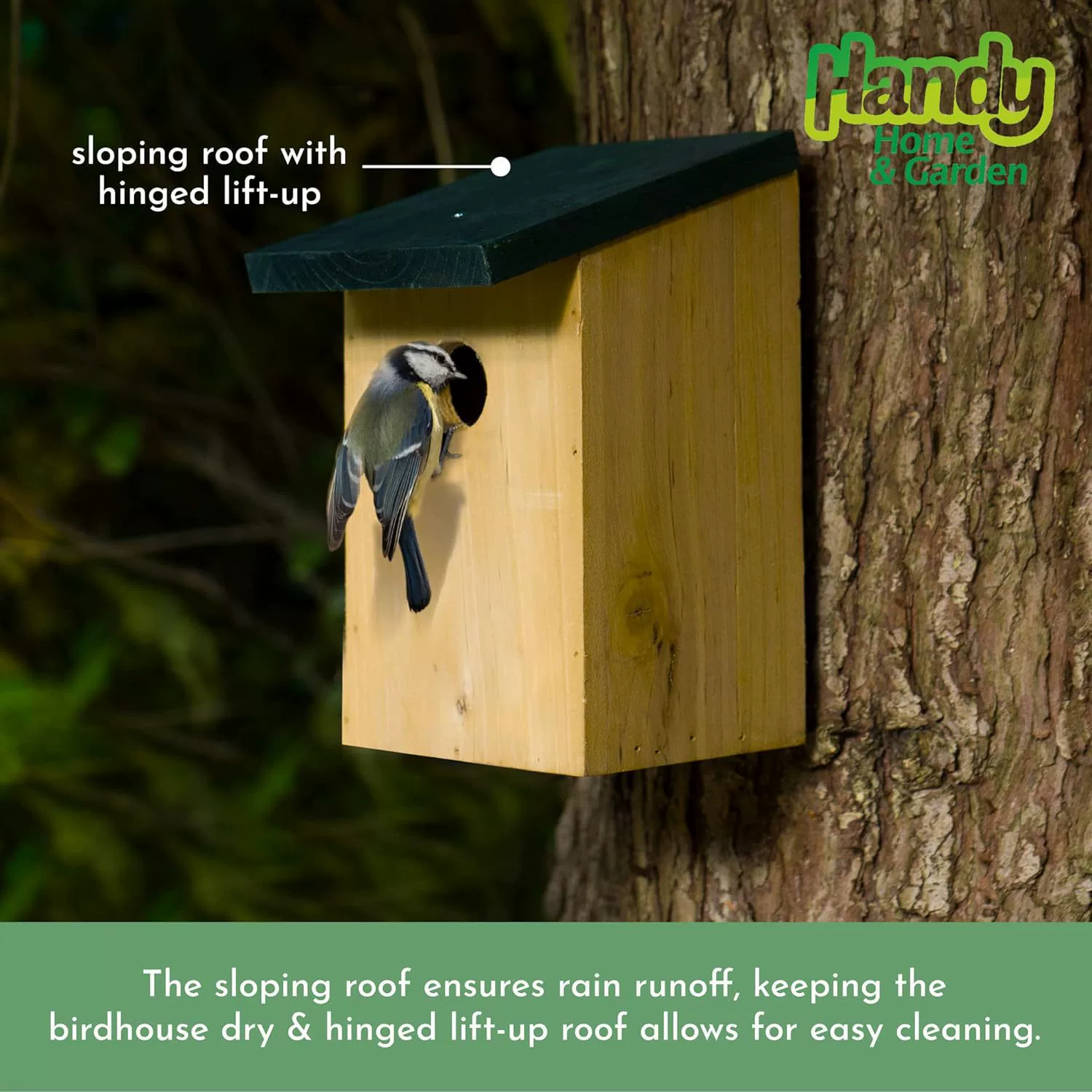 Деревянные птичьи гнезда трансграничные садовые подвесные ящики для размножения дворик декоративный птичий дом из цельного дерева