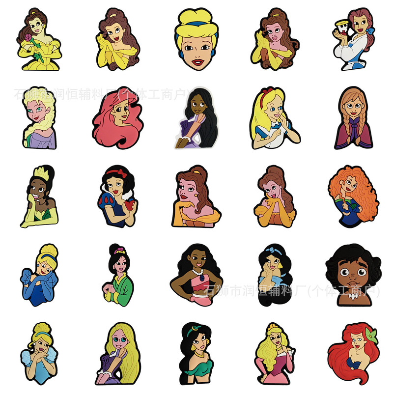 Disney Princess Disney Princess Shoe Charms DIY Accessories Shoe Buckles Source Factory in Stock Disney Princess Disney Princess Shoe Charms DIY Accessories Shoe Buckles Source Factory in Stock