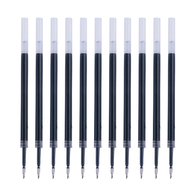 Quick-drying ST spring-tip black pen refill (transparent tube)