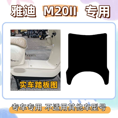 for Electric Vehicles, Waterproof | Electric vehicle foot mat - pure-black-without-pictures-yadi-m20ii