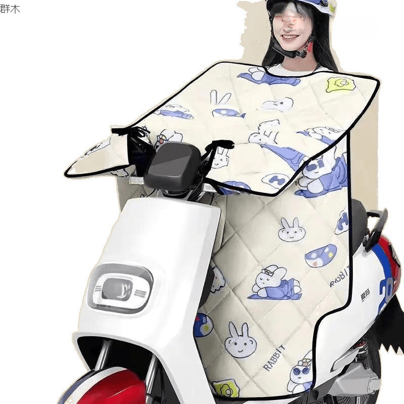 電動バイク防風カバー、厚みのある日焼け止めモデル、ユニバーサル両面防水小型バッテリーカー防風カバー、春と秋の薄いモデル|undefined