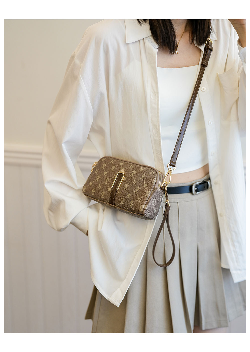 Damentaschen Trendy All-Match-Clutch-Tasche Modische Schulter-Umhängetasche_voghion.com