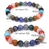 Round beads for yoga, colorful bracelet natural stone, starry sky, jewelry, suitable for import