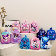 外贸儿童3D硬壳书包新款小动物幼儿园宝宝小书包超轻卡通双肩背包