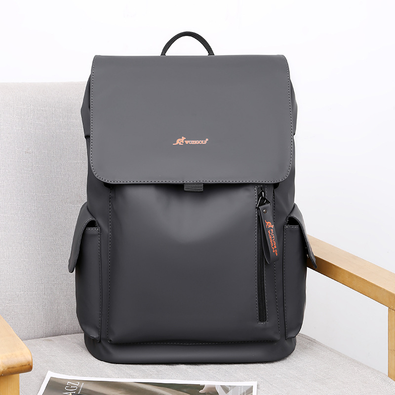 Fashionable and simple large-capacity backpack for men, multifunctional business casual travel backpack, waterproof and lightweight school bag