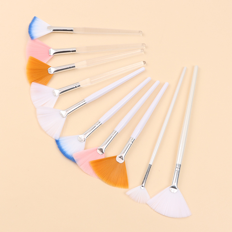 Fuente Fábrica Cepillo de mascarilla facial Salón de belleza Maquillaje de bricolaje Cepillo de ácido de frutas Esencia de belleza rejuvenecedora Cepillo en forma de abanico Cepillo de spa