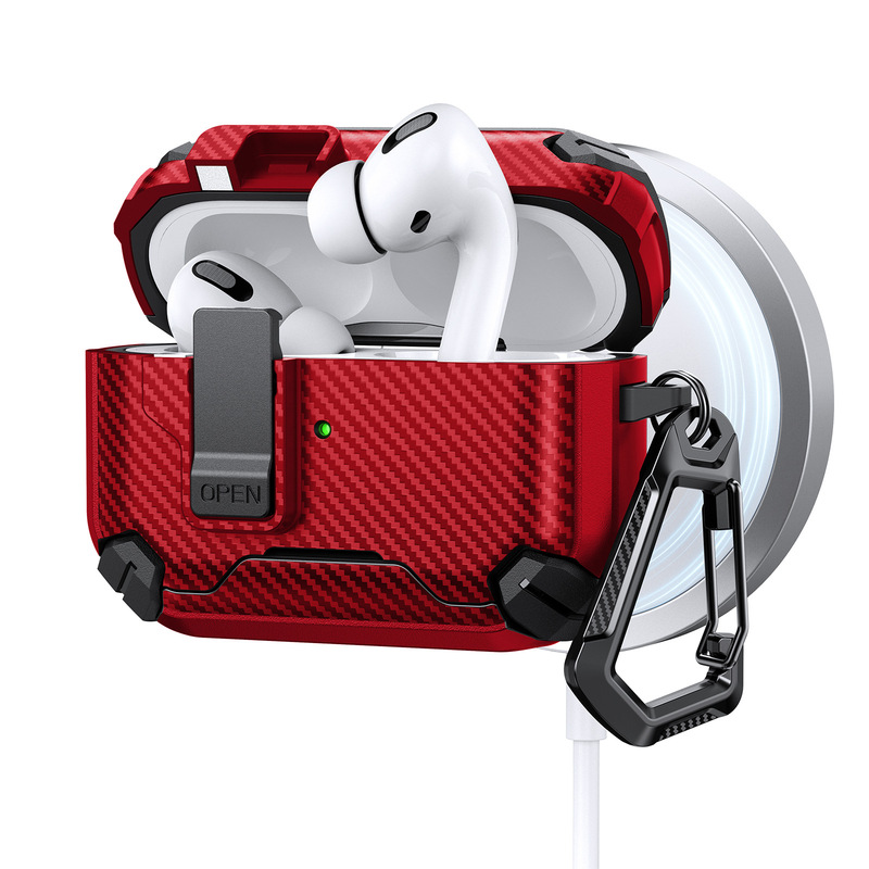 新型AirPods Pro 3保護ケース Apple AirPods 第4世代保護シェル 携帯電話スタンド 弾き出し式イヤホンケース|undefined