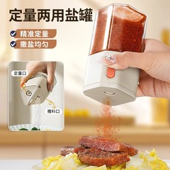 两用撒盐调料罐瓶厨房家用调料瓶盐罐孜然调味瓶玻璃辣椒香料罐