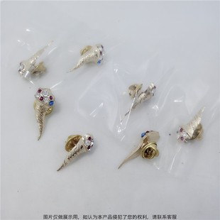 Foreign Trade Factory Torch Collar Flower Corsage Fashion Ice Cream Brooch Dress Suit Collar Pin Manufacturer
