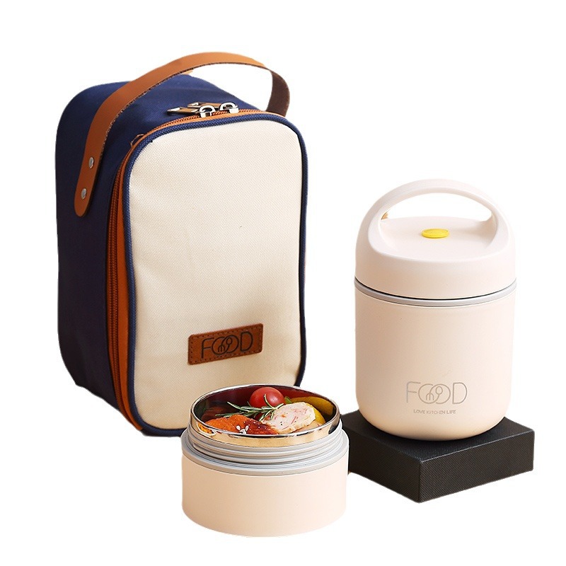 Caja de sopa, lonchera de bento, cubo, taza de sopa, taza de congee, olla de sopa, taza de desayuno, taza de desayuno, mini té de jengibre estofado con aislamiento pequeño