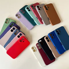 iPhone17ProMax、15Pro、Apple16E、14、13対応 液体シリコン製スマホケース 内蔵ベルベット 13用オイルスプレー加工