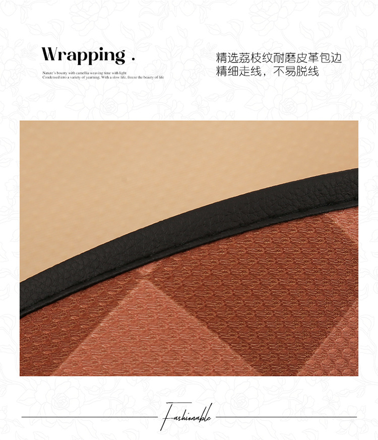 Car seat cushion four seasons universal camellia seat cushion cute seat cover fabric car seat cover non-slip goddess car cushion