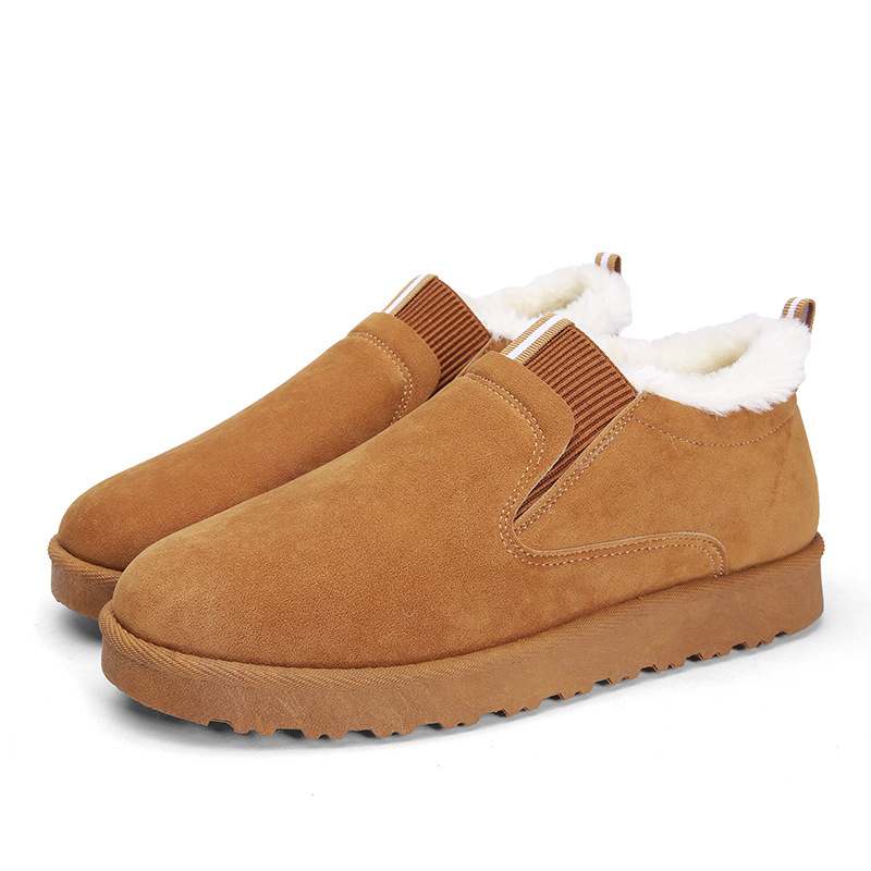 Botas de nieve, botas de algodón, botas cálidas de algodón, zapatos de invierno de hombre, zapatos de moda, zapatos de algodón al aire libre, zapatos casuales