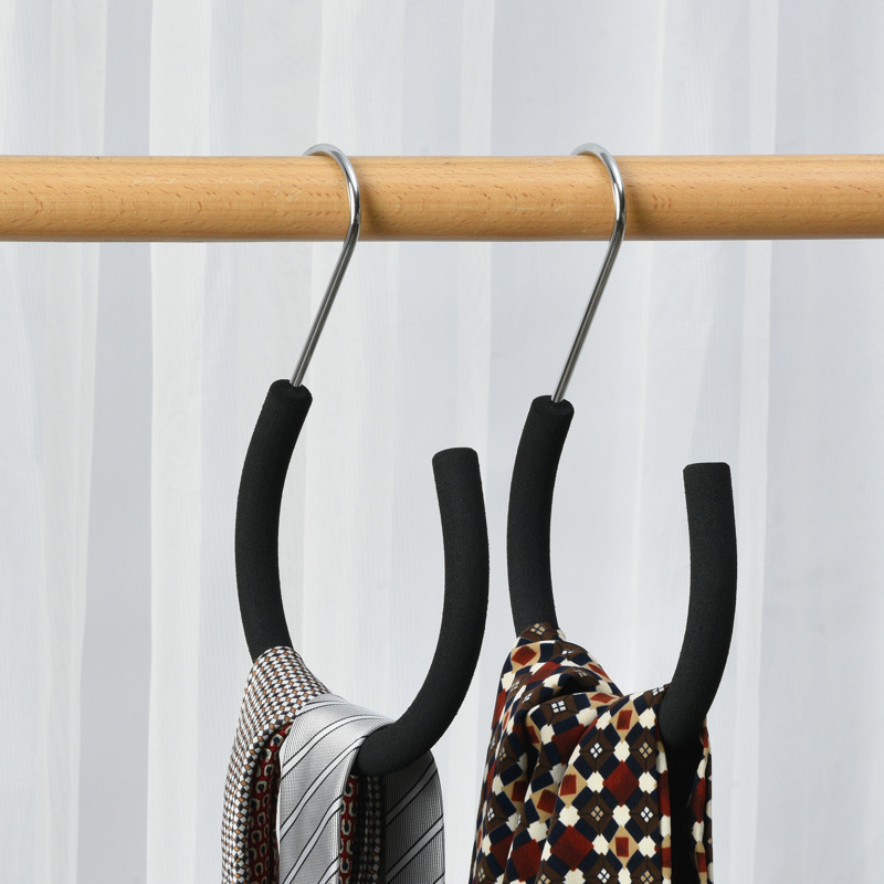 创意海绵帽子衣架挂钩丝巾围巾挂衣架项链配饰收纳架领带吊带衣架
