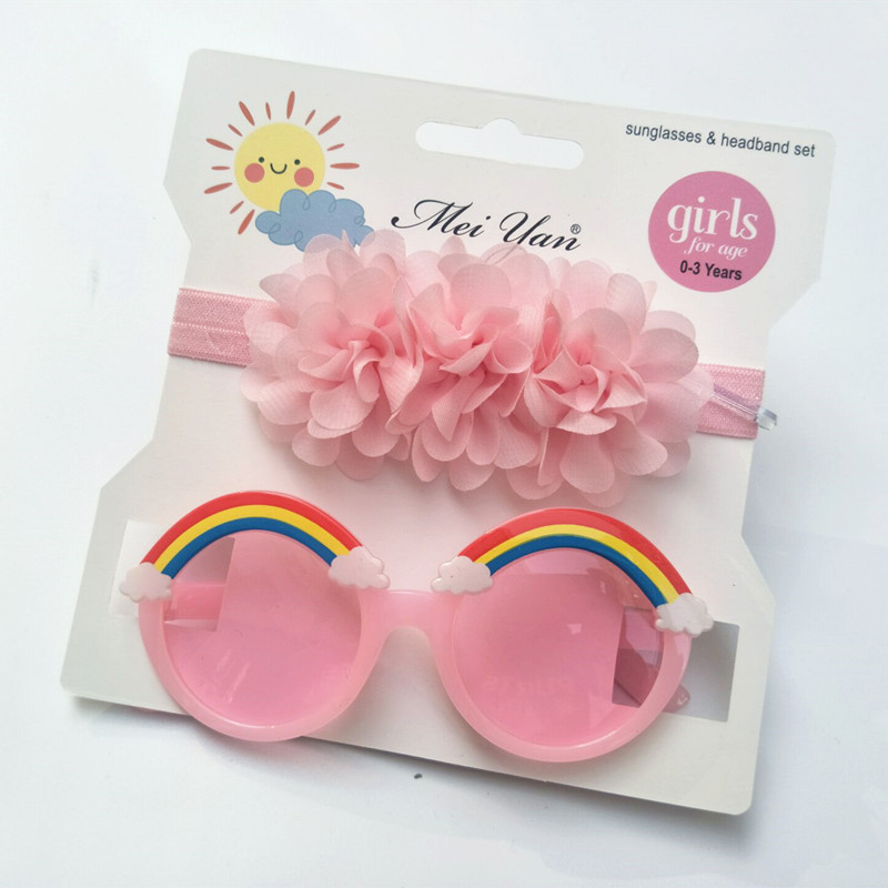 Children's hairband sunglasses set, rain...