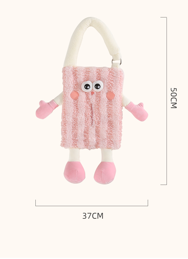 Car Tissue Box Hanging Cute Cartoon Monster Auto Back Seat
