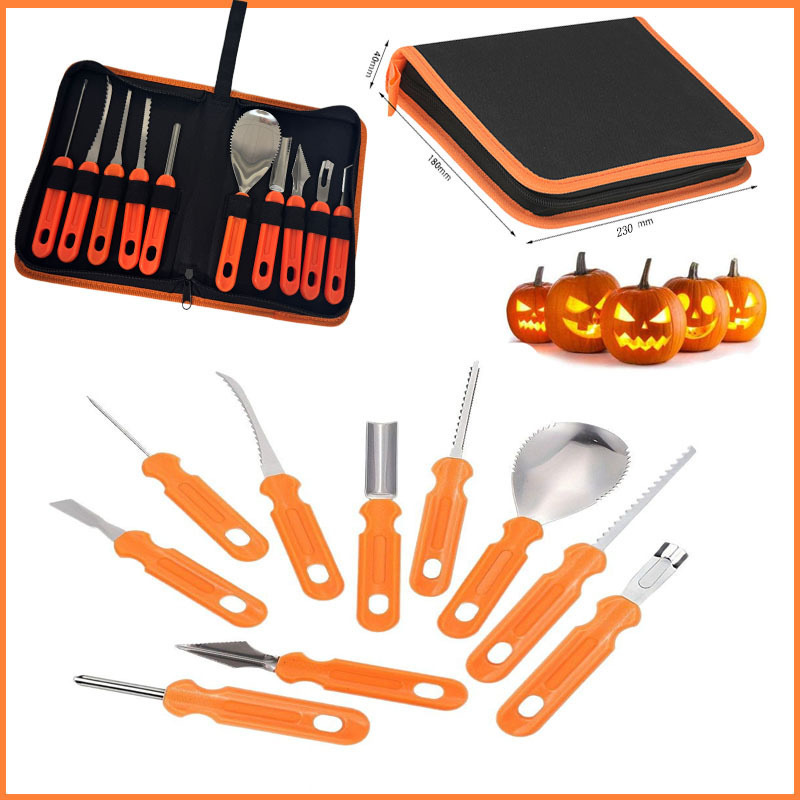 万圣节南瓜雕刻刀套装南瓜灯DIY雕刻工具陶泥工具切南瓜手工工具|undefined