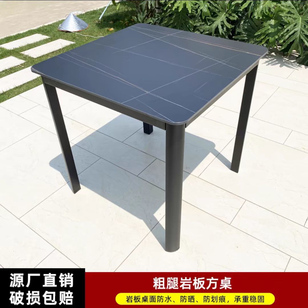 70cm 두께의 다리가 있는 정사각형 테이블, 싱글 테이블*1