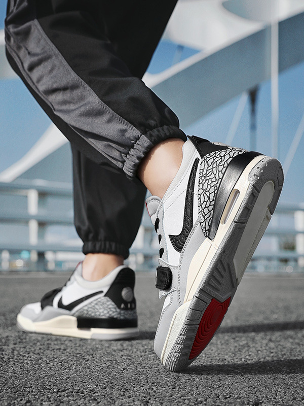 [Putian Factory] Aj Men's Shoes High-Top Off-White Blue Aj312 Easter Authentic Basketball Shoes Summer Breathable