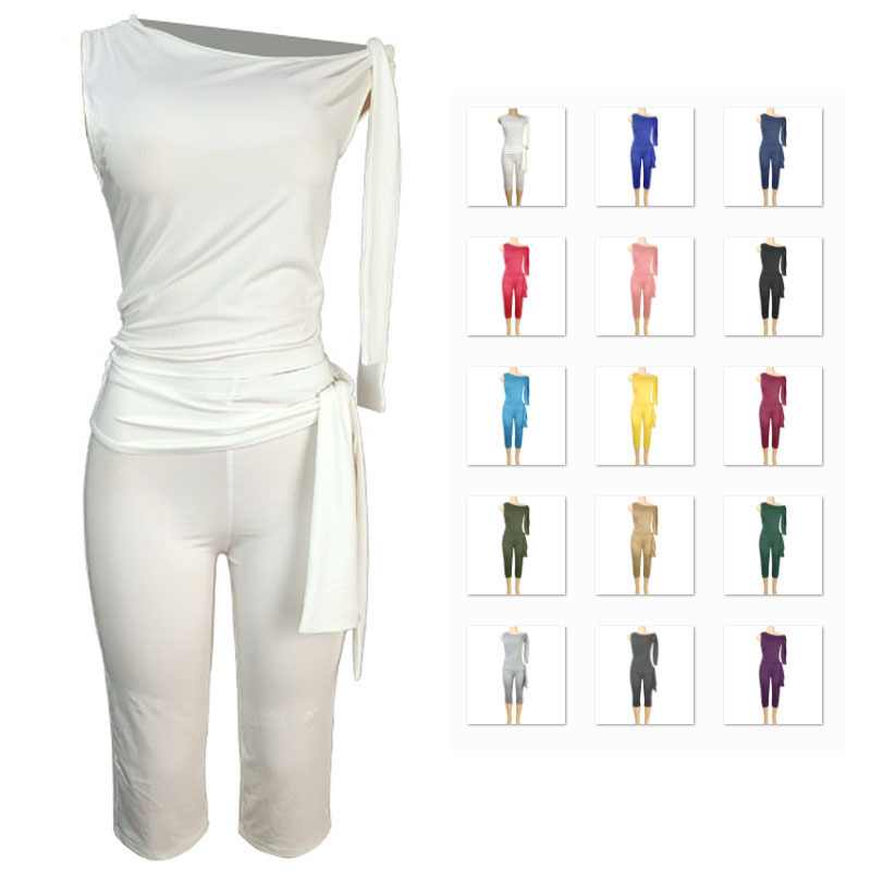 2026 Spring/Summer European and American Style Off-Shoulder Strapless Slim-Fit Sleeveless Sexy Jumpsuit