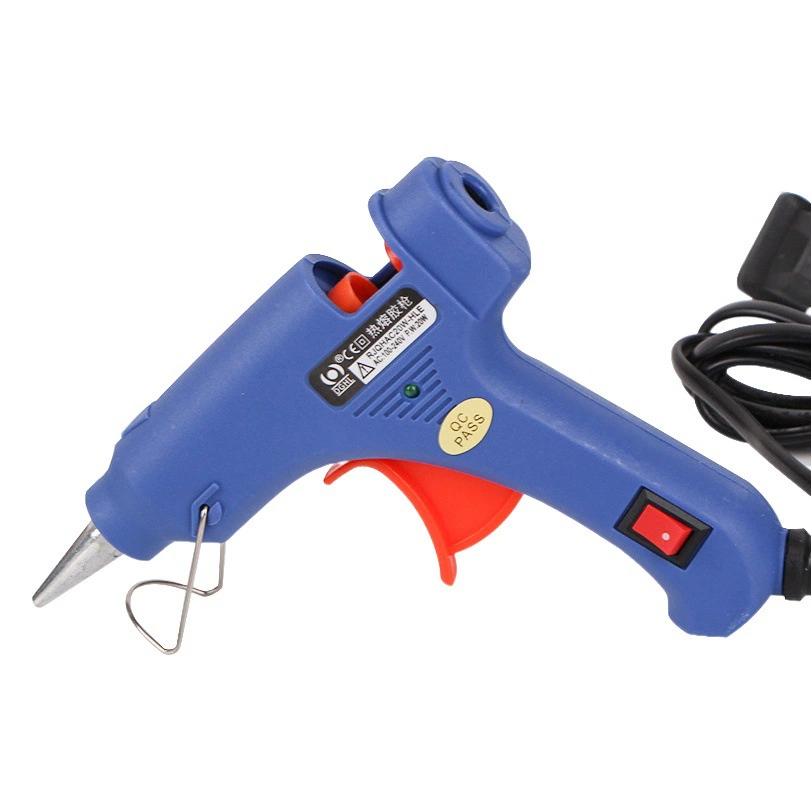 Цветочный цветок теневой термоплавкий клей пистолет клеевой стержень для изготовления пасты цветочный упаковочный материал Цветочный магазин инструмент 20W синий с высокой вязкостью