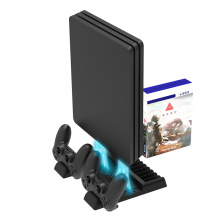 PS4 PRO SLIM游戏主机多功能散热底座PS4 MOVE手柄游戏配件充电器