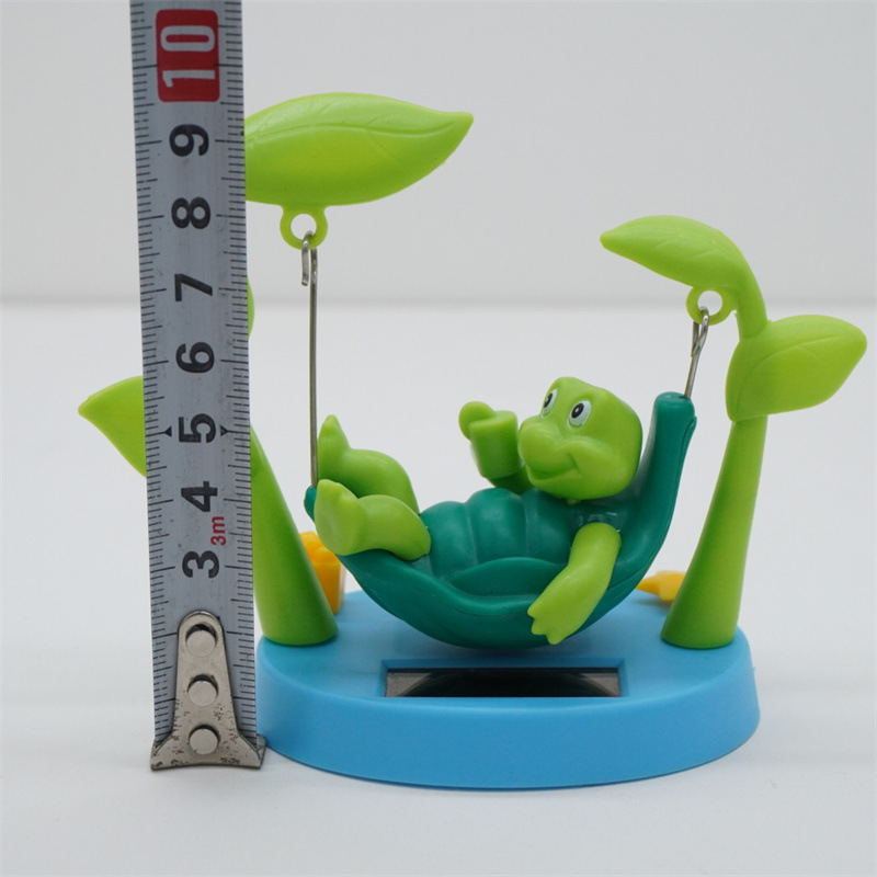Creative New Solar Car Interior Decoration Ornaments Cartoon Turtle Doll Toys Home Ornaments
