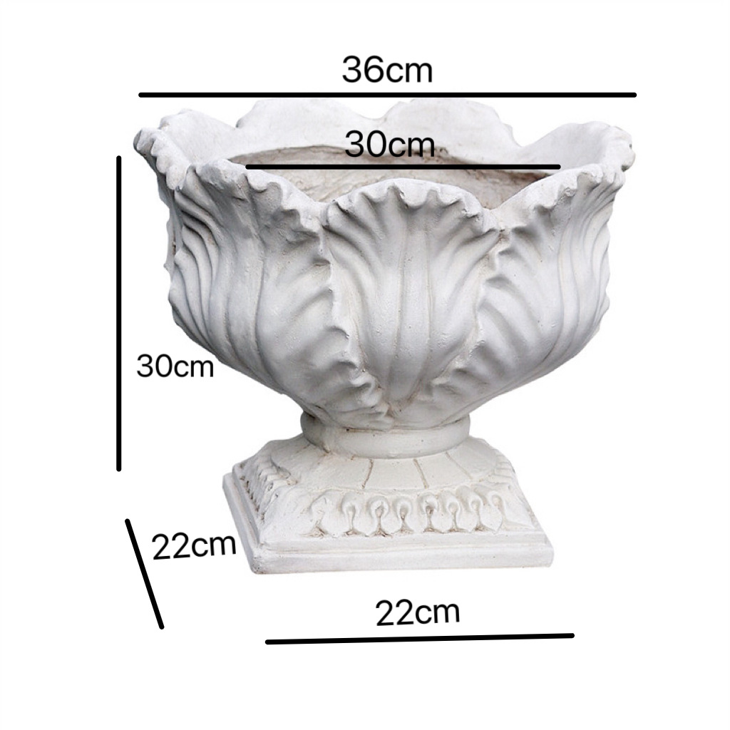 1005 lavabo de pétalos blancos retro
