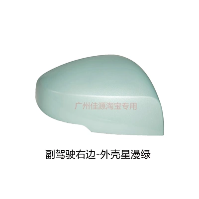 Rear mirror/rearview mirror assembly, YPLUS accessories - passenger-side-right-shell-starry-green