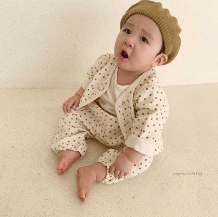Niñas abrigo otoño estilo coreano ropa para niños bebé Polka Dot cardigan abrigo primavera y otoño bebé niñas abrigo ropa