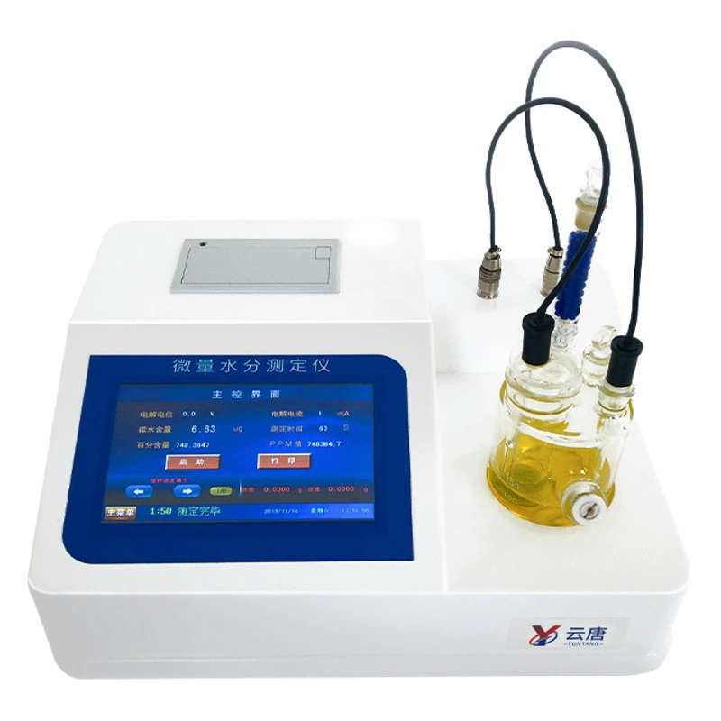 Полностью автоматический измеритель влажности Calfesh Тестер дизельного растворителя измеритель содержания воды в керосине