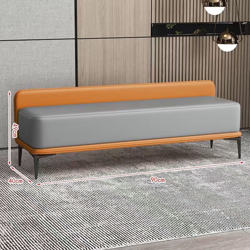 Taburete de cama de dormitorio para sentarse Taburete de sofá de sala de estar Taburete de cambio de zapatos Taburete de sofá largo Taburete de sofá pequeño image 10