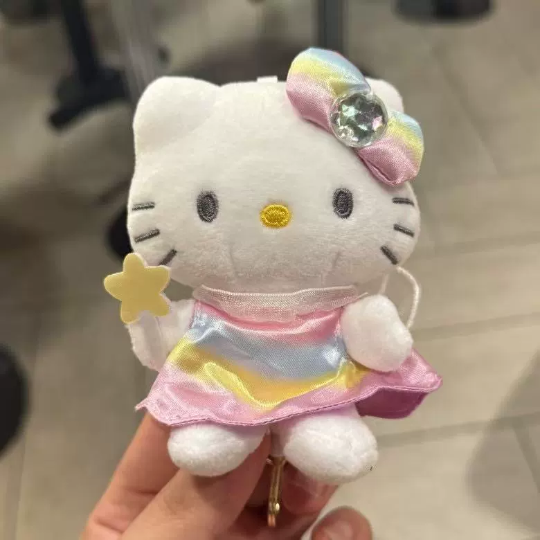 Плюшевый брелок (Sanrio) Hello Kitty, плюшевая кукла-талисман, размеры 10–16 см