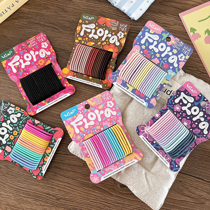 20 Basic High-elasticity Versatile Children's Braiding Hair Ties That...