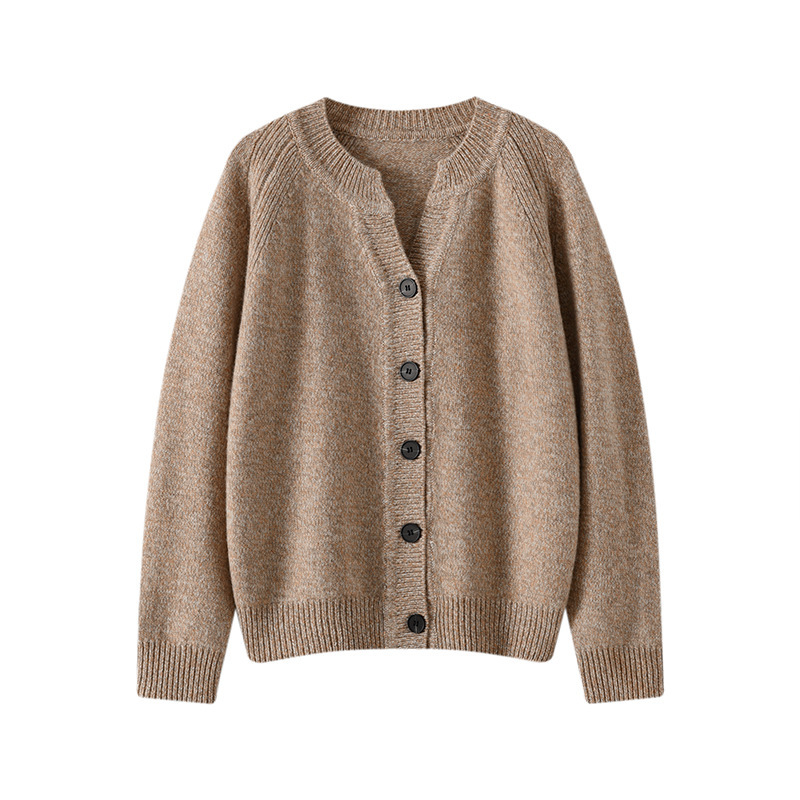 Autumn and winter fancy sweater sweater long sleeve raglan cardigan top wool versatile skin-friendly soft warm fashion sweater Autumn and winter fancy sweater sweater long sleeve raglan cardigan top wool versatile skin-friendly soft warm fashion sweater