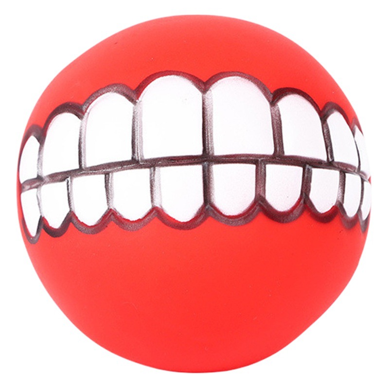 En stock juguete esférico para mascotas engrosado vinilo sonido diente bola perro juguete perro entrenamiento perro mordedura-resistente perro sonido juguete