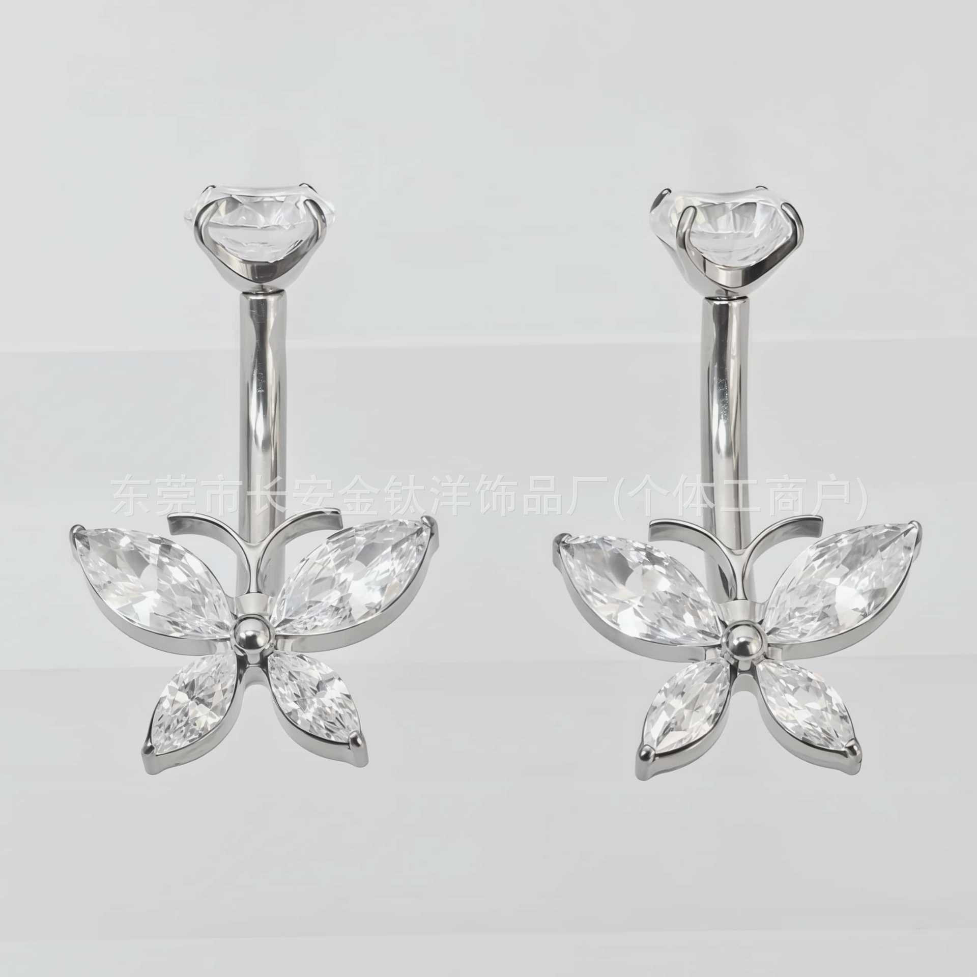 Labret piercing jewelry detail image