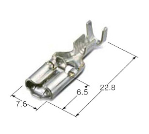 KET连接器ST730572-3端子250直形带锁