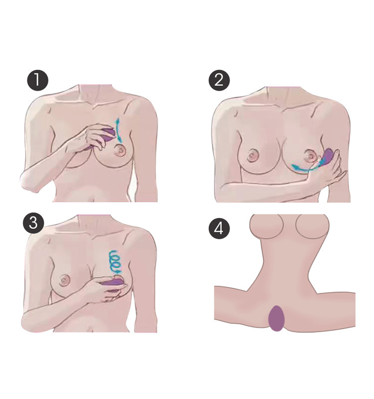 Wireless Postpartum Chest Massager And Nipple Clit Stimulator_voghion.com