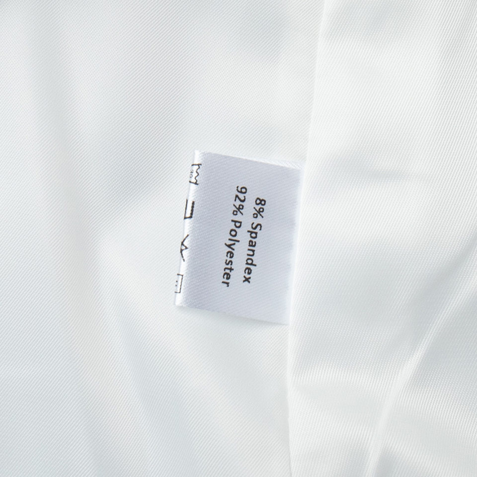 Áo blazer nữ phối ren chiết eo dáng trung bình tay dài cổ vest một hàng cúc — Màu trắng, màu đen chi tiết 16