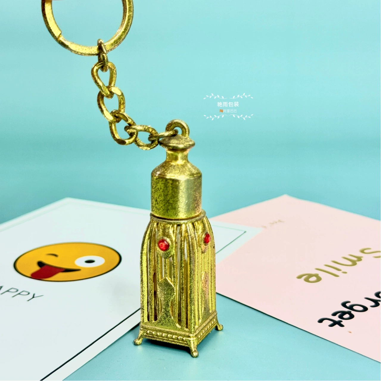 Портативный флакон для духов на брелоке 3 мл, флакон для ароматов, флакон для эфирного масла, многоразовый флакон, флакон для арабских духов, флакон для духов Дубая