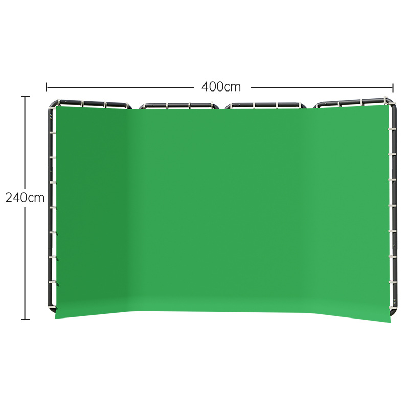 4x2.4m screen-type background wall green...