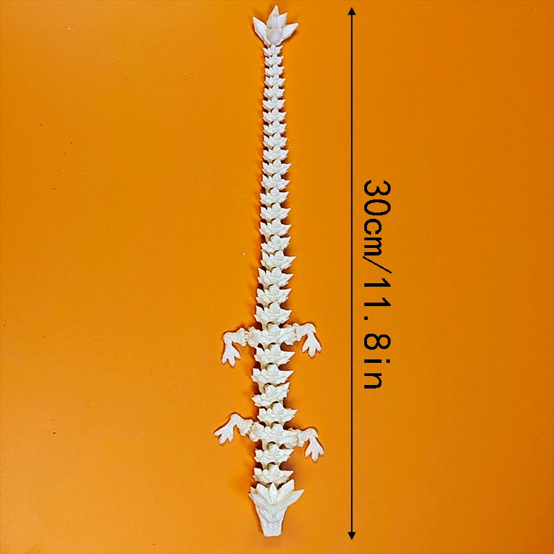 Night -ray Dragon Crystal Dragon Simulation Model Animal Chinese Swing Person Creative Boys Toy Child 3D Print Six 1