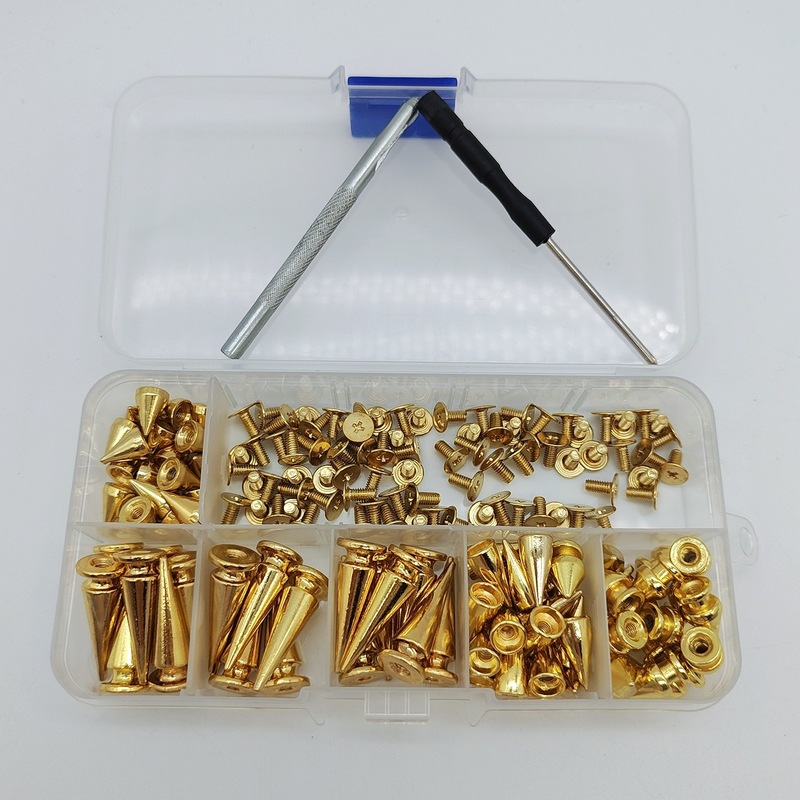 80套服装撞钉金属锌合金锥形子弹头尖头装饰皮具螺丝朋克铆钉diy|undefined
