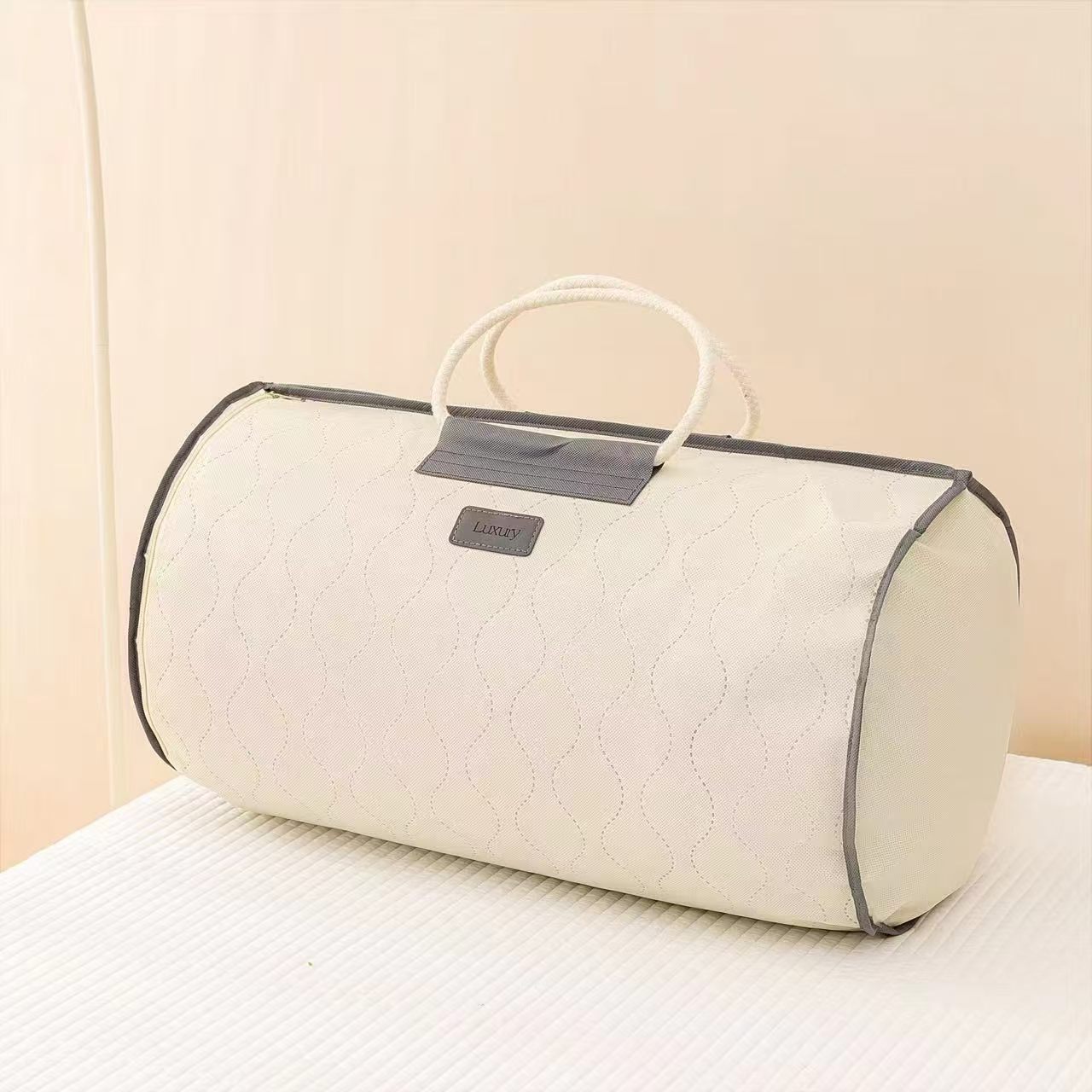 加厚无纺布圆筒被子卷筒款冬被春秋被蚕丝被羽绒被家纺包装袋